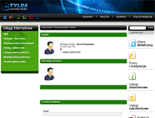 Tablet Screenshot of internet.tylda.pl